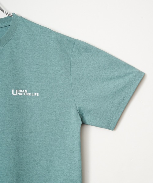 ikka（イッカ）の「【吸水速乾】URBAN NATURE LIFE アーバンネイチャーライフ ドライSP冷感プリントTシャツ（Tシャツ/カットソー・メンズ・ネイビー/ミント/ホワイト/グレイッシュベージュ・XL/L/M/S）」の5枚目の写真
