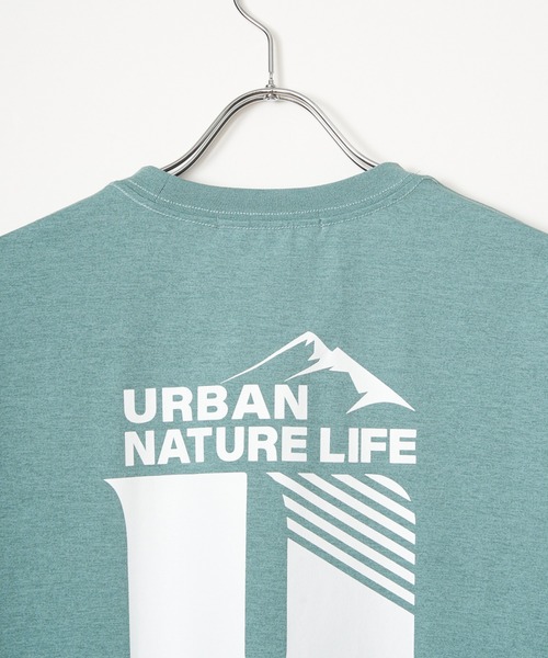 ikka（イッカ）の「【吸水速乾】URBAN NATURE LIFE アーバンネイチャーライフ ドライSP冷感プリントTシャツ（Tシャツ/カットソー・メンズ・ネイビー/ミント/ホワイト/グレイッシュベージュ・XL/L/M/S）」の7枚目の写真