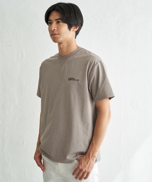 ikka（イッカ）の「【吸水速乾】URBAN NATURE LIFE アーバンネイチャーライフ ドライSP冷感プリントTシャツ（Tシャツ/カットソー・メンズ・ネイビー/ミント/ホワイト/グレイッシュベージュ・XL/L/M/S）」の14枚目の写真