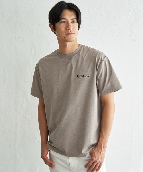 ikka（イッカ）の「【吸水速乾】URBAN NATURE LIFE アーバンネイチャーライフ ドライSP冷感プリントTシャツ（Tシャツ/カットソー・メンズ・ネイビー/ミント/ホワイト/グレイッシュベージュ・XL/L/M/S）」の15枚目の写真