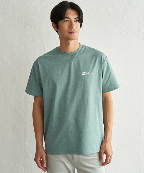 ikka（イッカ）の「【吸水速乾】URBAN NATURE LIFE アーバンネイチャーライフ ドライSP冷感プリントTシャツ（Tシャツ/カットソー・メンズ・ネイビー/ミント/ホワイト/グレイッシュベージュ・XL/L/M/S）」の18枚目の写真