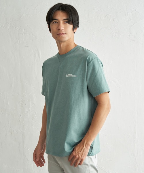 ikka（イッカ）の「【吸水速乾】URBAN NATURE LIFE アーバンネイチャーライフ ドライSP冷感プリントTシャツ（Tシャツ/カットソー・メンズ・ネイビー/ミント/ホワイト/グレイッシュベージュ・XL/L/M/S）」の20枚目の写真
