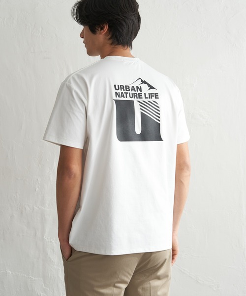 ikka（イッカ）の「【吸水速乾】URBAN NATURE LIFE アーバンネイチャーライフ ドライSP冷感プリントTシャツ（Tシャツ/カットソー・メンズ・ネイビー/ミント/ホワイト/グレイッシュベージュ・XL/L/M/S）」の12枚目の写真