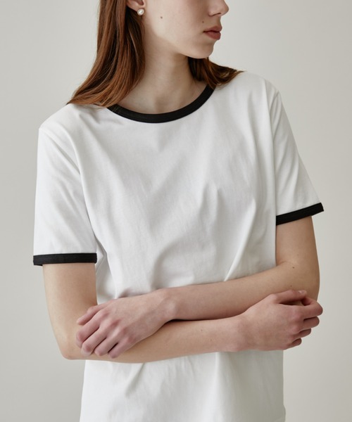 FUULLY STUDIO(フーリィーステューディオ)の「リンガールーズTEE(Tシャツ/カットソー・レディース・オートミール/オフホワイト/ブラック・FREE)」の13枚目の写真