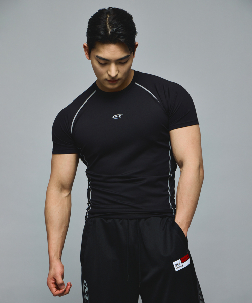 MIHAK(ミハク)の「シンボルロゴマッスルプロTシャツ(BLACK)(Tシャツ/カットソー・メンズ・その他・1/2/3)」の5枚目の写真