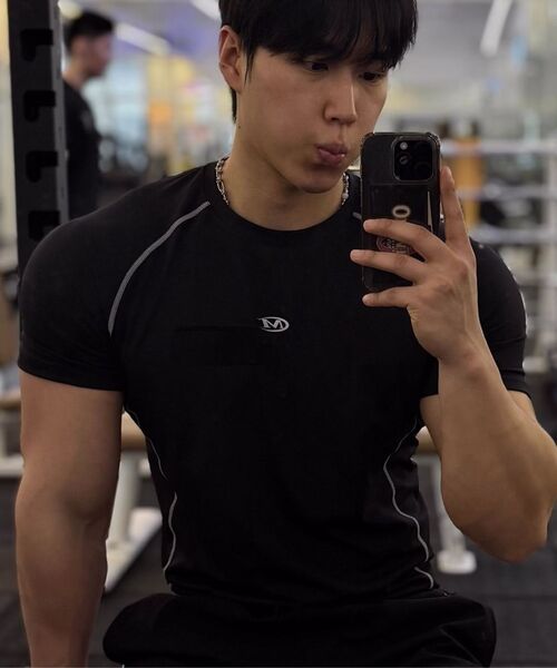 MIHAK(ミハク)の「シンボルロゴマッスルプロTシャツ(BLACK)(Tシャツ/カットソー・メンズ・その他・1/2/3)」の13枚目の写真