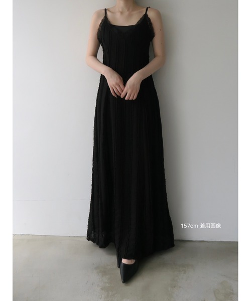 celon(セロン)の「Luna Lace Cami Dress(ワンピース・レディース・ブラック/アイボリー/ピンク・FREE)」の7枚目の写真