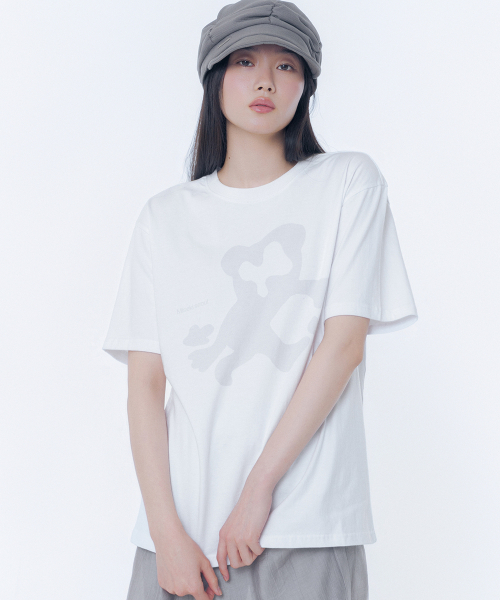 Miseki SEOUL(ミセキソウル)の「Teddy graphic short sleeve WHITE(Tシャツ/カットソー・レディース・その他・OS)」の1枚目の写真