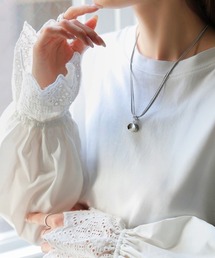 HUG.U（ハグユー）の「『サージカルステンレス』2連ネックレス（ネックレス）」