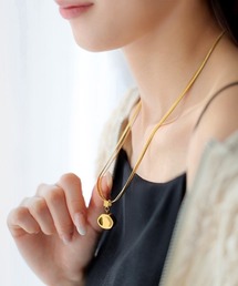 HUG.U（ハグユー）の「『サージカルステンレス』2連ネックレス（ネックレス）」