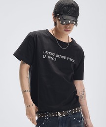 MSG（エムエスジー）の「ヘビーウエイトグラフィックルーズクルーネックTシャツ（Tシャツ/カットソー）」