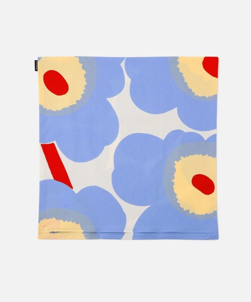 マリメッコ ムスタンマ 馬柄 クッションカバー 入手困難品★レア Unikko / Cushion Cover 50x50（クッション/クッションカバー