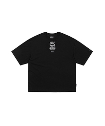 AJOBYAJO（アジョバイアジョ）の「Total Logo Embroidered T-Shirt [BLACK]（Tシャツ/カットソー）」