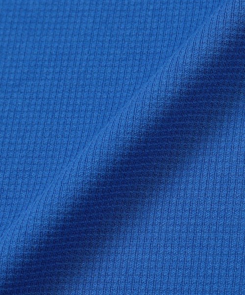 K-SWISS(ケースイス)の「【K-SWISS/ケースイス】ドライワッフルプリントクルーTシャツ/クルーネック 吸汗速乾 ストレッチ スポーツ カジュアル 春夏(Tシャツ/カットソー・メンズ・ブラック/ブルー/ネイビー・X-LARGE/LARGE/MEDIUM)」の8枚目の写真