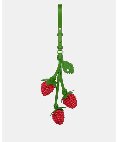 kate spade new york(ケイトスペード ニューヨーク)の「チャームド ストロベリー クロシェ バッグ チャーム(キーホルダー・レディース・レッド・ONESIZE)」の2枚目の写真