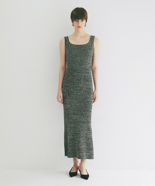 CLANE(クラネ)の「BACK OPEN KNIT ONEPIECE(ワンピース・レディース・ブラック・1/2)」の12枚目の写真