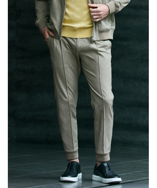 AOURE（アウール）の「PE／LI ワッシャー SETUP PANTS