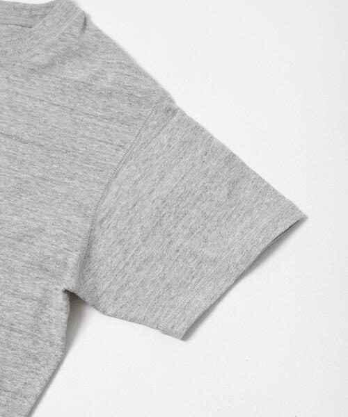 FORK&SPOON(フォークアンドスプーン)の「FORK&SPOON リサイクルコットンショートスリーブTシャツ(Tシャツ/カットソー・レディース・ブラック/グレー系その他/オフホワイト・1)」の8枚目の写真