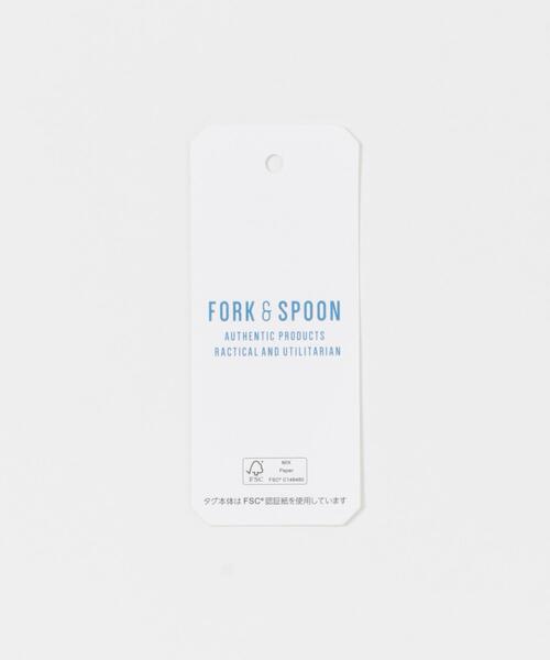FORK&SPOON(フォークアンドスプーン)の「FORK&SPOON リサイクルコットンショートスリーブTシャツ(Tシャツ/カットソー・レディース・ブラック/グレー系その他/オフホワイト・1)」の4枚目の写真