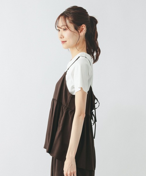 GLOBAL WORK(グローバルワーク)の「さらさらリラックスキャミ*パンツSET/636257(その他パンツ・レディース・ブラック/ブラック系/ブラウン・M/L)」の19枚目の写真