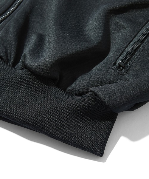 X-girl（エックスガール）の「LOGO PATCHED ZIP UP JERSEY COMPACT HOODIE（パーカー・レディース・ブラック/グレー・M/S）」の9枚目の写真