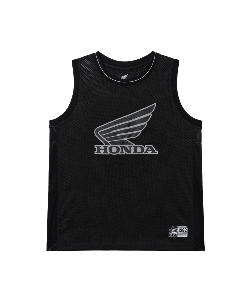 PHYPS MOTORCYCLE(フィップスモーターサイクル)の「Mesh 3M Logo Wing Sleeveless Black(Tシャツ/カットソー・レディース・その他・LARGE/MEDIUM/X-LARGE)」の2枚目の写真