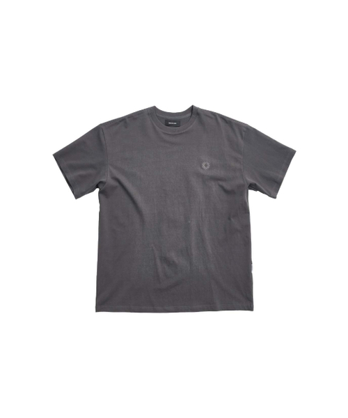 999HUMANITY(999ヒューマニティ)の「EVD イージーロゴハーフTシャツ(チャコール)(Tシャツ/カットソー・レディース・その他・OS/1(S)/2(M)/3(L)/0(XS)/4(XL))」の1枚目の写真