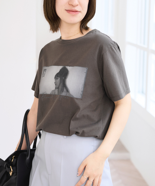 U by SPICK&SPAN（ユーバイスピックアンドスパン）の「TRICOMER/トリコメル PIERROT LE FOU-2 TEE（Tシャツ/カットソー・レディース・ブラック系その他・FREE）」の13枚目の写真