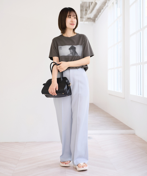 U by SPICK&SPAN（ユーバイスピックアンドスパン）の「TRICOMER/トリコメル PIERROT LE FOU-2 TEE（Tシャツ/カットソー・レディース・ブラック系その他・FREE）」の15枚目の写真