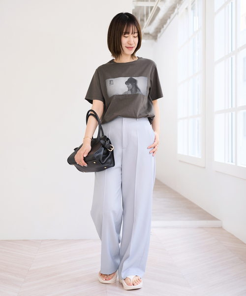 U by SPICK&SPAN（ユーバイスピックアンドスパン）の「TRICOMER/トリコメル PIERROT LE FOU-2 TEE（Tシャツ/カットソー・レディース・ブラック系その他・FREE）」の16枚目の写真
