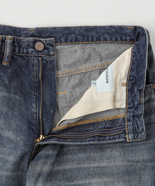 Anachronorm(アナクロノーム)の「ANACHRONORM / アナクロノーム AGING WIDE 5P DENIM PANTS(デニムパンツ・メンズ・コバルトブルー・X-LARGE/LARGE/MEDIUM/SMALL)」の5枚目の写真