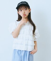 CIAOPANIC TYPY | 【KIDS】【india】スカラップレースティアードブラウス(シャツ/ブラウス)