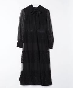 WAVE SWITCH SHEER DRESS（ドレス）｜Ameri（アメリ）のファッション