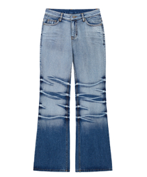 wrinkle denim pants (blue)