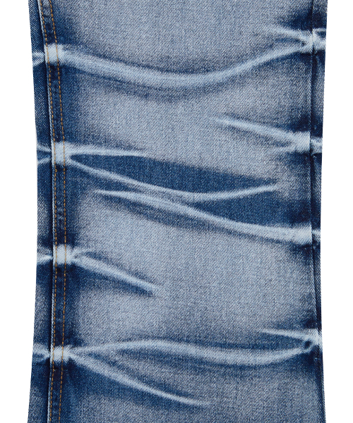 Midnight Move(ミッドナイトムーブ)の「wrinkle denim pants (blue)(デニムパンツ・レディース・その他・SMALL/MEDIUM)」の2枚目の写真