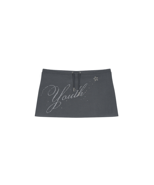 41PRAY（サイルプレイ）の「Youth Graphic Skirt / Charcoal（スカート・レディース・チャコールグレー・OS）」の4枚目の写真