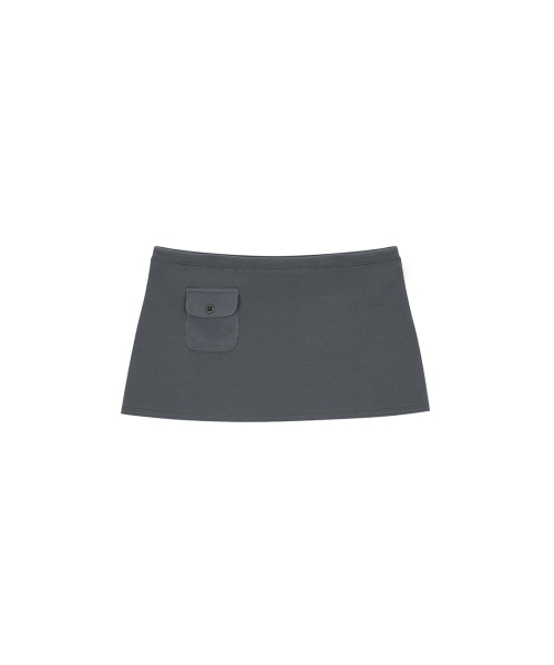 41PRAY（サイルプレイ）の「Youth Graphic Skirt / Charcoal（スカート・レディース・チャコールグレー・OS）」の5枚目の写真