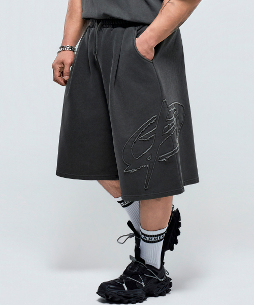 PHYSICAL GARMENTS（フィジカルガーメンツ）の「P2633 ピグダイングデッキバミューダパンツ [チャコール]（その他パンツ・メンズ・チャコール・XX-LARGE/LARGE）」の7枚目の写真