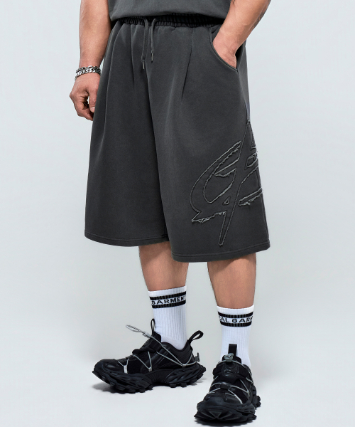 PHYSICAL GARMENTS（フィジカルガーメンツ）の「P2633 ピグダイングデッキバミューダパンツ [チャコール]（その他パンツ・メンズ・チャコール・XX-LARGE/LARGE）」の19枚目の写真