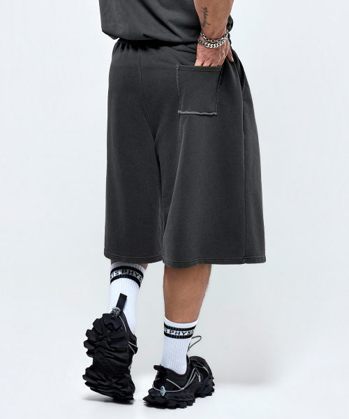 PHYSICAL GARMENTS（フィジカルガーメンツ）の「P2633 ピグダイングデッキバミューダパンツ [チャコール]（その他パンツ・メンズ・チャコール・XX-LARGE/LARGE）」の16枚目の写真