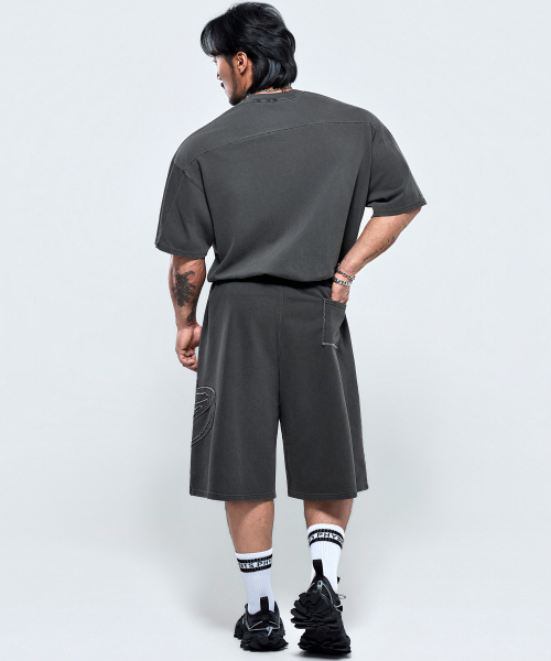 PHYSICAL GARMENTS（フィジカルガーメンツ）の「P2633 ピグダイングデッキバミューダパンツ [チャコール]（その他パンツ・メンズ・チャコール・XX-LARGE/LARGE）」の15枚目の写真