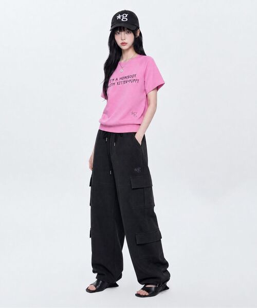 GRUNDEN(グルンデン)の「DOUBLE POCKET CARGO PANTS (BLACK-BROWN)(その他パンツ・レディース・その他・OS)」の6枚目の写真
