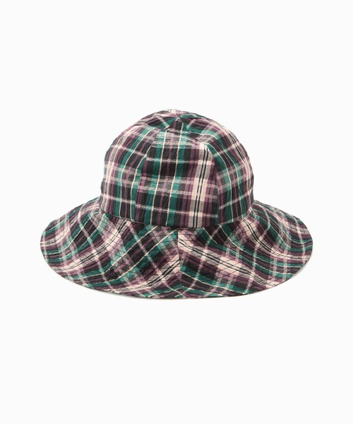 CONTROL FREAK / CTFK（コントロールフリーク）の「CONTROL FREAK(コントロールフリーク)丸天サッカーHAT（ハット・レディース・ブラック/チェック/ベージュ・FREE）」の4枚目の写真