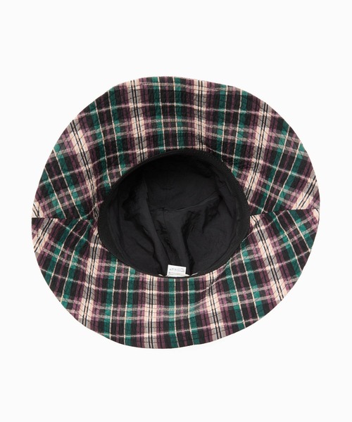 CONTROL FREAK / CTFK（コントロールフリーク）の「CONTROL FREAK(コントロールフリーク)丸天サッカーHAT（ハット・レディース・ブラック/チェック/ベージュ・FREE）」の6枚目の写真