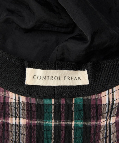CONTROL FREAK / CTFK（コントロールフリーク）の「CONTROL FREAK(コントロールフリーク)丸天サッカーHAT（ハット・レディース・ブラック/チェック/ベージュ・FREE）」の7枚目の写真