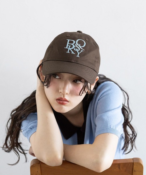 RAGEBLUE(レイジブルー)の「カラーデザインCAP(キャップ・レディース・オフホワイト/ブラウン/レッド・FREE)」の9枚目の写真