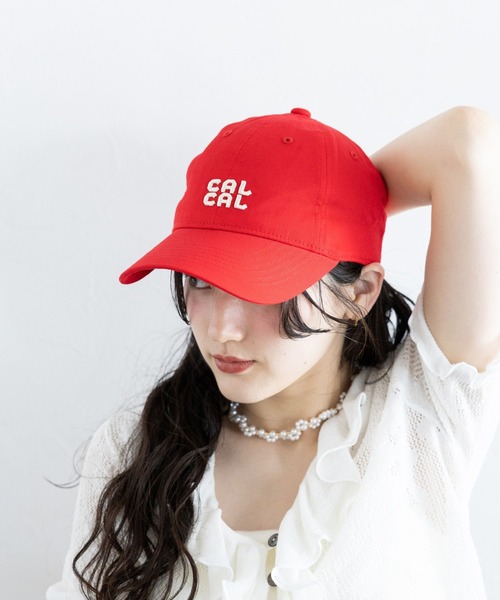 RAGEBLUE(レイジブルー)の「カラーデザインCAP(キャップ・レディース・オフホワイト/ブラウン/レッド・FREE)」の8枚目の写真