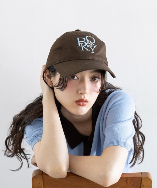 RAGEBLUE(レイジブルー)の「カラーデザインCAP(キャップ・レディース・オフホワイト/ブラウン/レッド・FREE)」の11枚目の写真