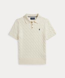 POLO RALPH LAUREN CHILDRENSWEAR | ケーブルニット コットン ポロカラー セーター(ニット/セーター)
