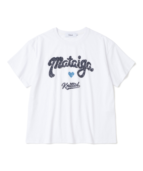 KNITTED(ニッティド)の「Mataiga クロップTシャツ ホワイト(Tシャツ/カットソー・メンズ・その他・MEDIUM/LARGE/X-LARGE)」の2枚目の写真